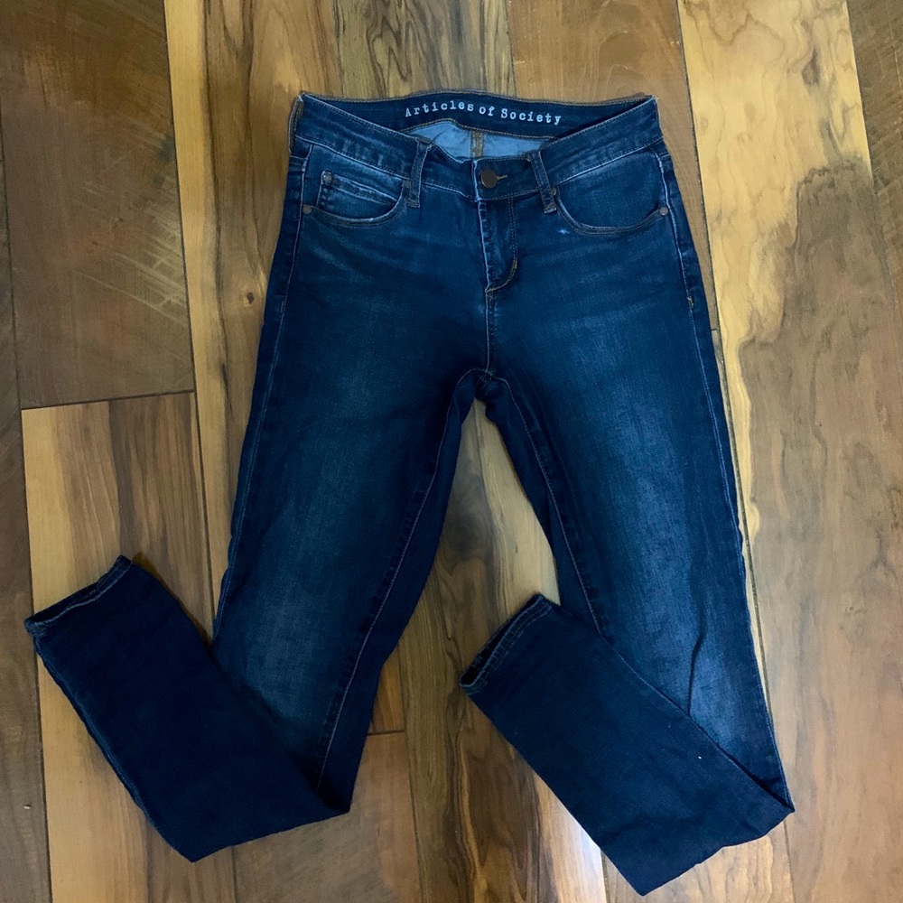 Articles of Society dark wash denim